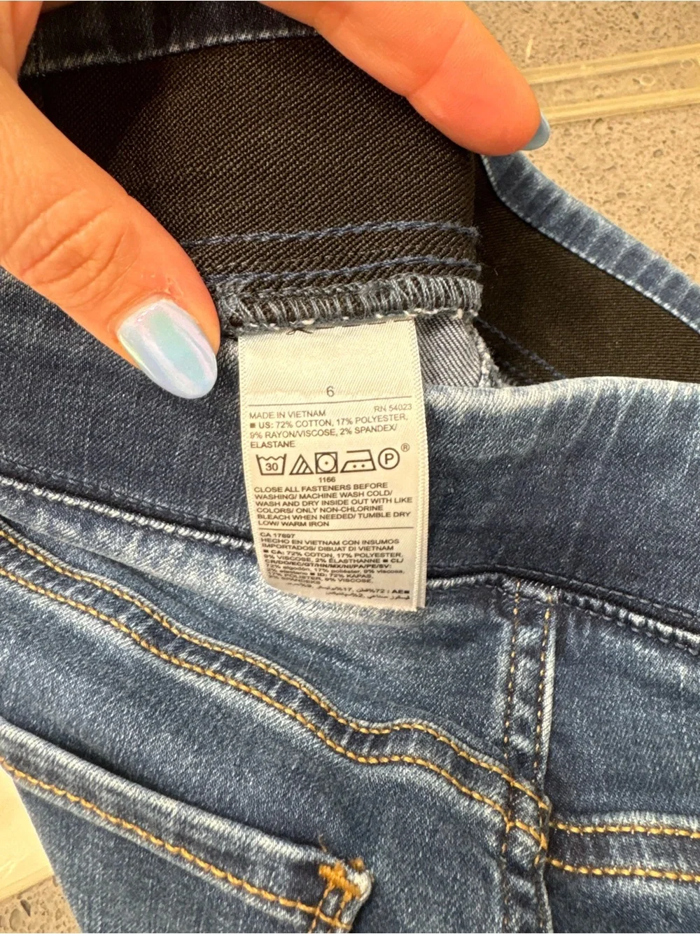 Old Navy Dark Blue Pull-On Jeggings